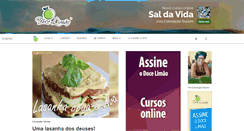 Desktop Screenshot of docelimao.com.br
